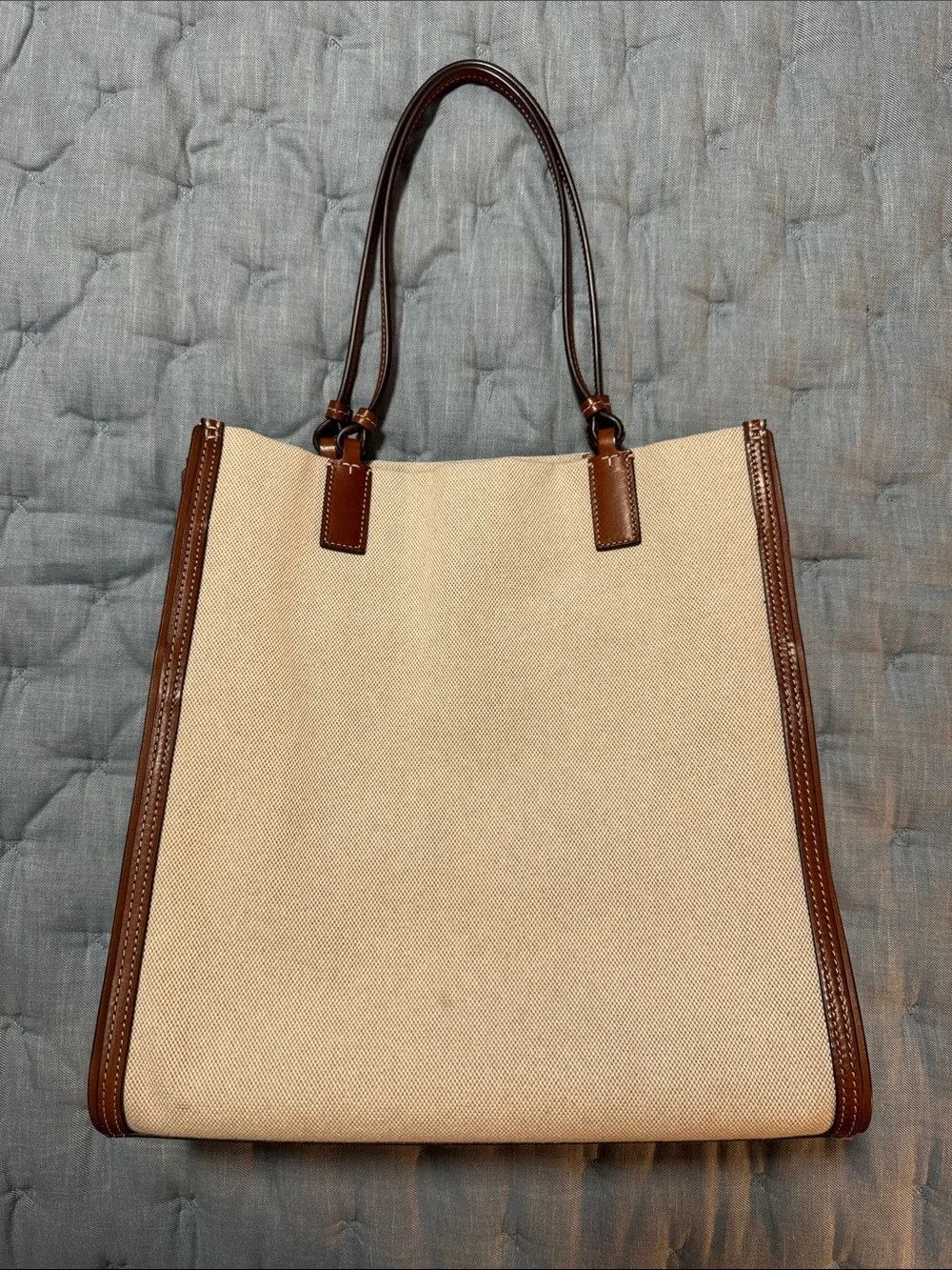 Tory Burch Ella Canvas Tote Tall